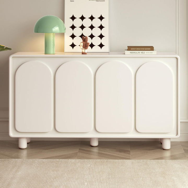 Guyii Modern Sideboard, Large Storage Cabinet with 4 Doors