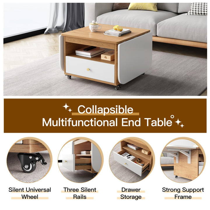 Guyii Lift Top Coffee Table, 3 in 1 Multi-Function Center Table