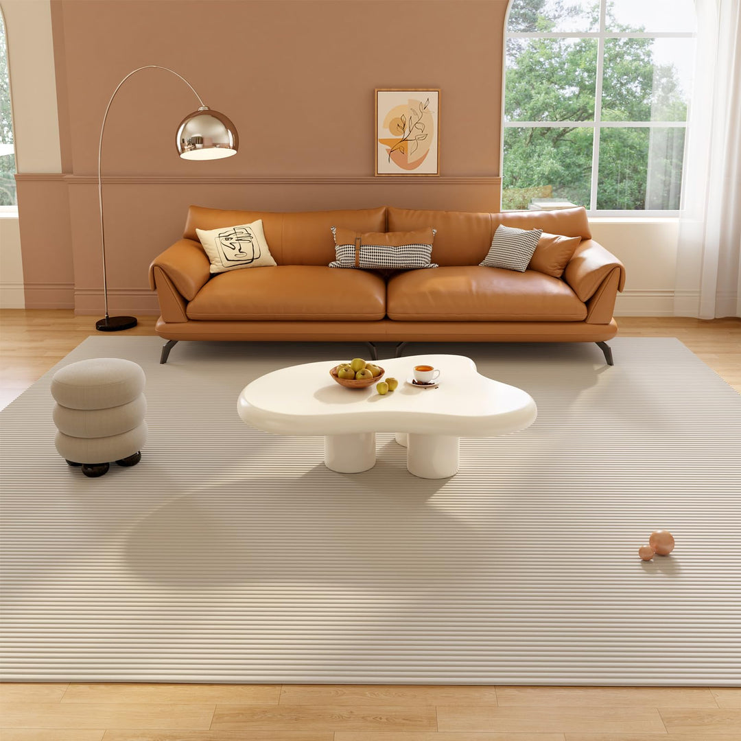 Guyii Cloud Coffee Table, Modern End Table with 3 Legs