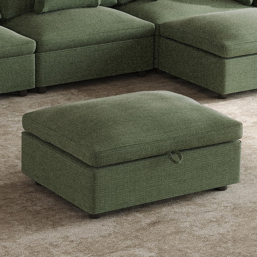 Guyii Sofa Ottoman, Storage Couch Ottoman
