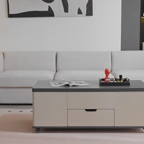 Guyii - coffee table with four stools